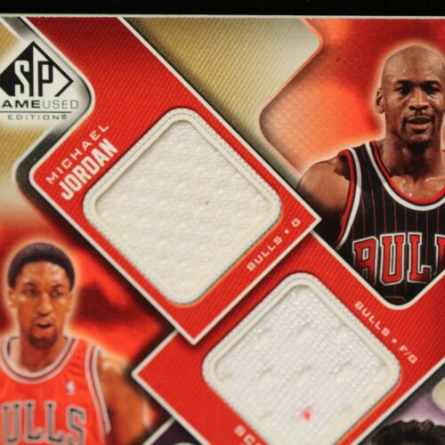 2009/10 NBA SP Game Used Tag Team Duals Jordan/Malone Jersey