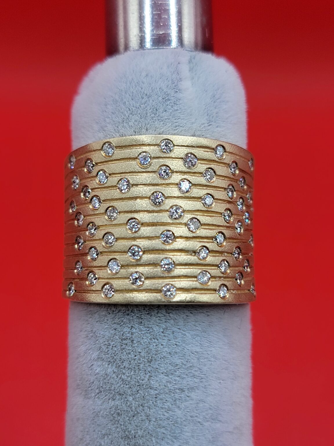 Wide 14k Ladies’ Diamond Ring Sol's Jewelry & Loan